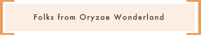World of Oryzae Wonderland
